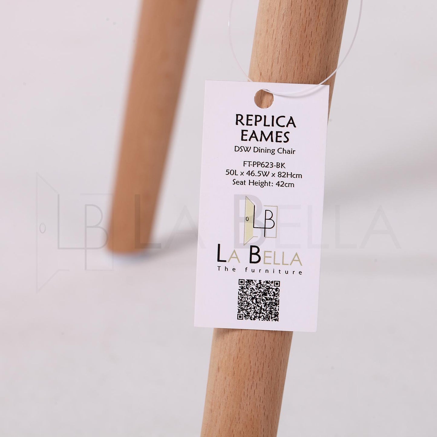 La Bella Dining Cafe Chair x 4 - Black