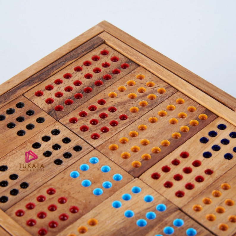 Wooden Domino Game Set