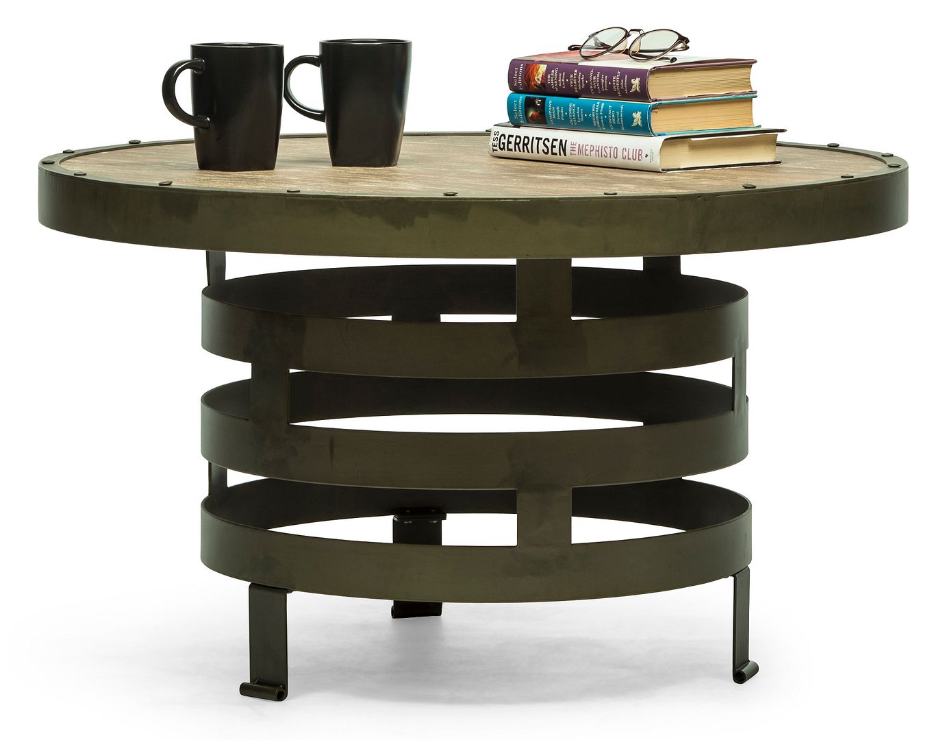 Retro Style Spiral Coffee Table