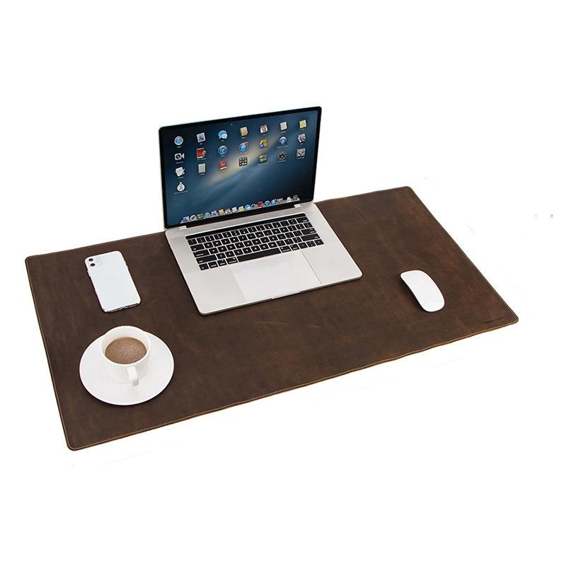 Retro Crazy Horse Leather Anti Slip Desk Pad