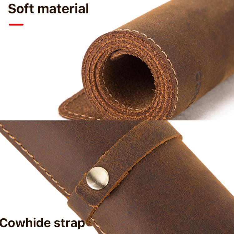 Retro Crazy Horse Leather Anti Slip Desk Pad