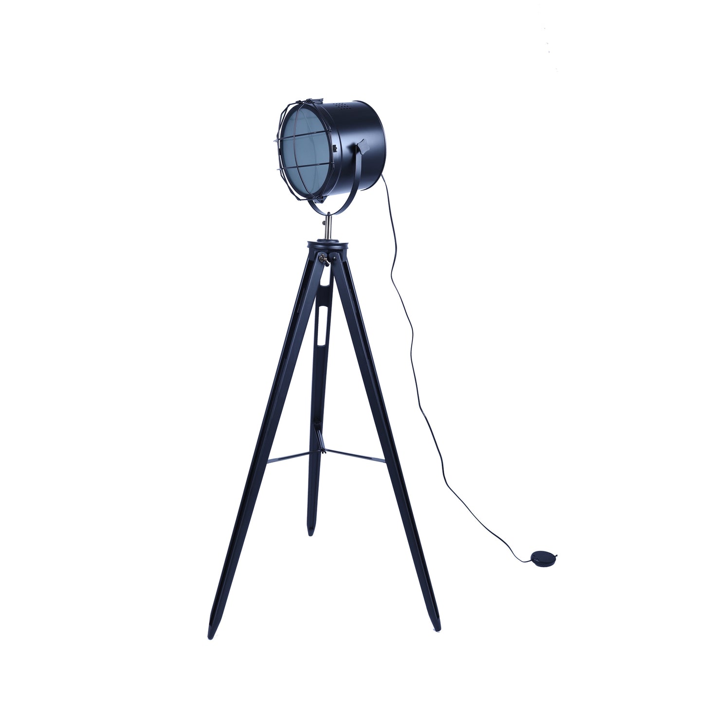 Nautical Tripod Floor Lamp - Black