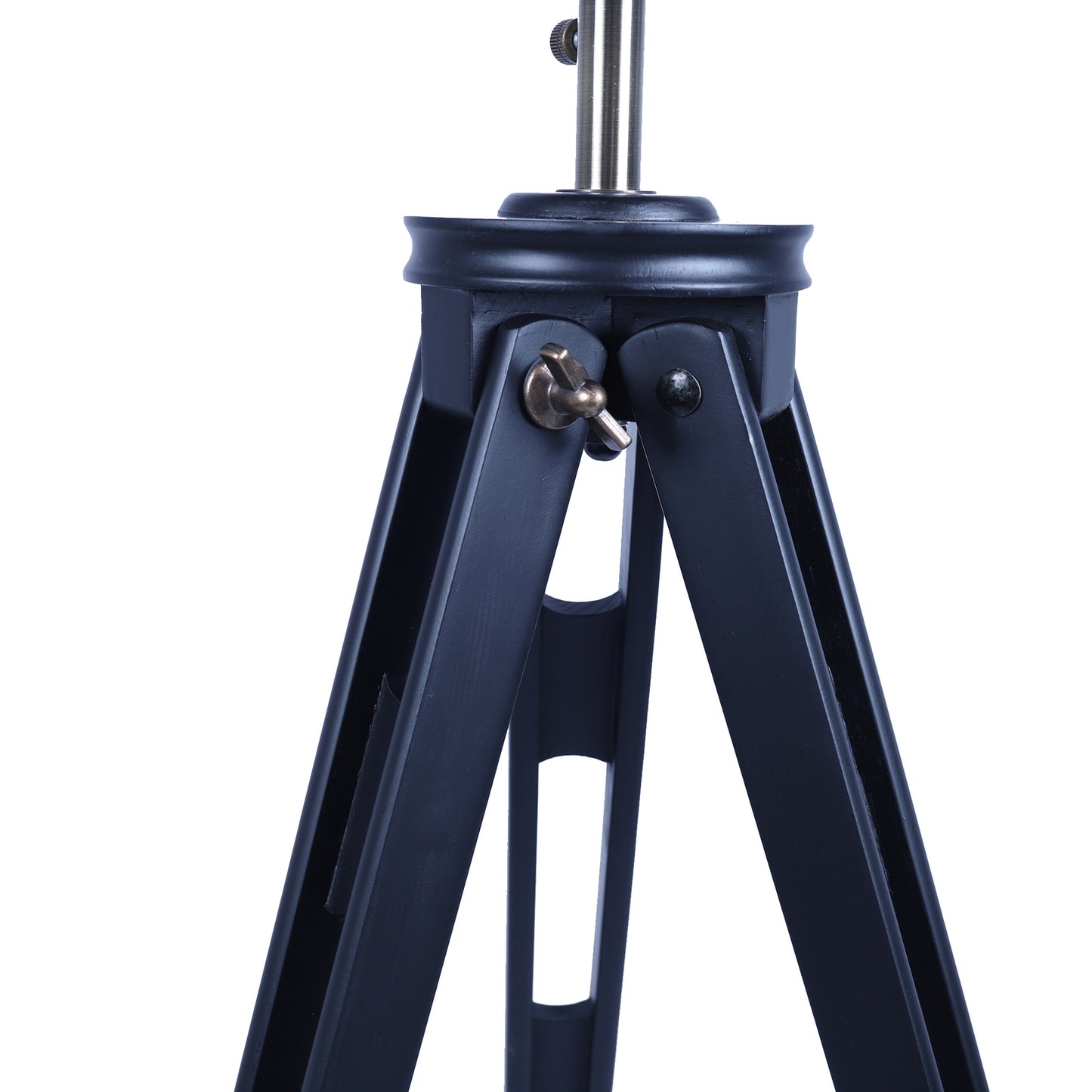 Nautical Tripod Floor Lamp - Black