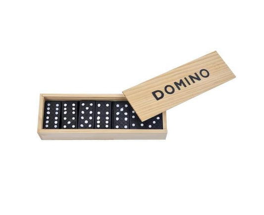 Traditional Domino Wooden Box Set