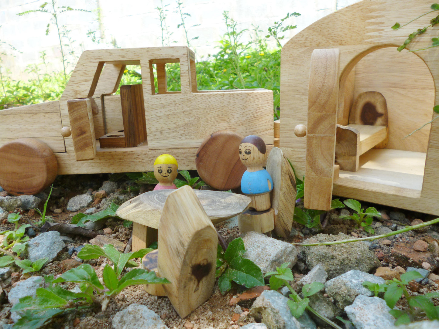 Wooden Camper Van