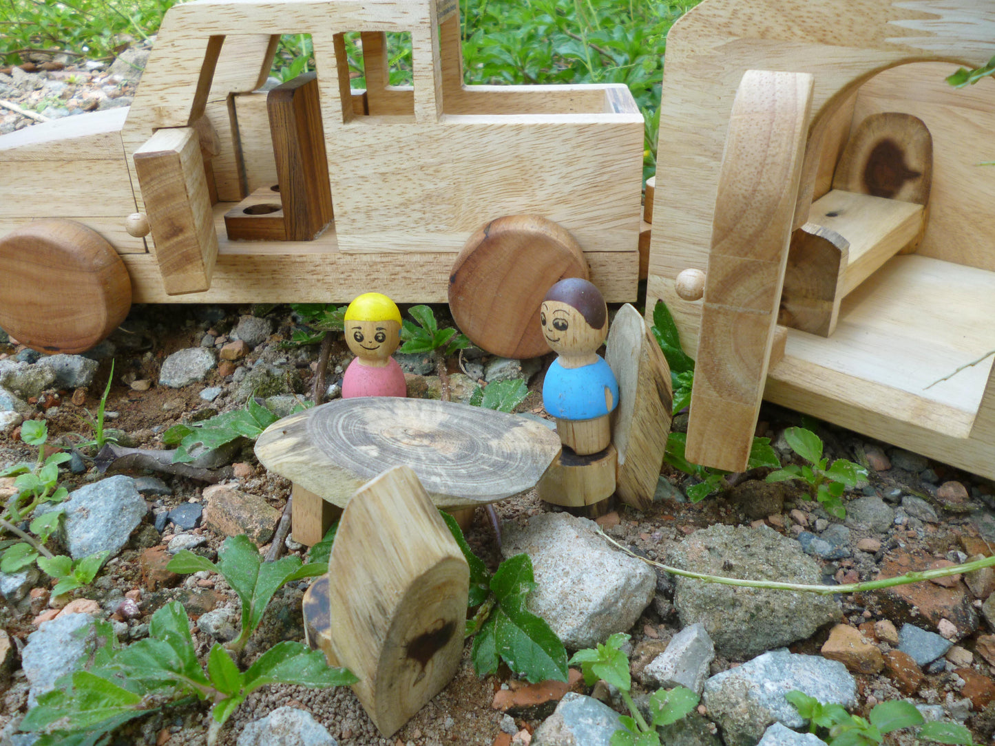 Wooden Camper Van