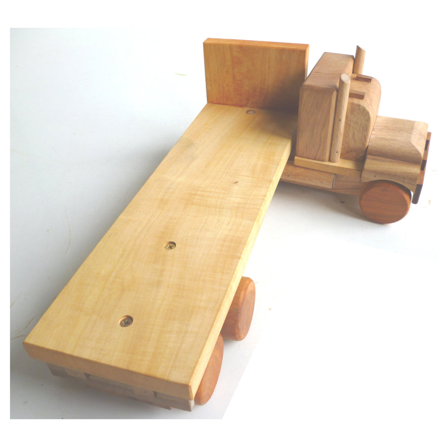 Wooden Flat Back Truck