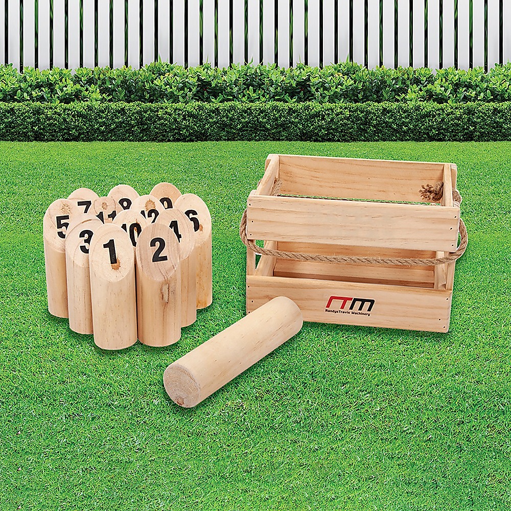 Number Toss Wooden Game Set