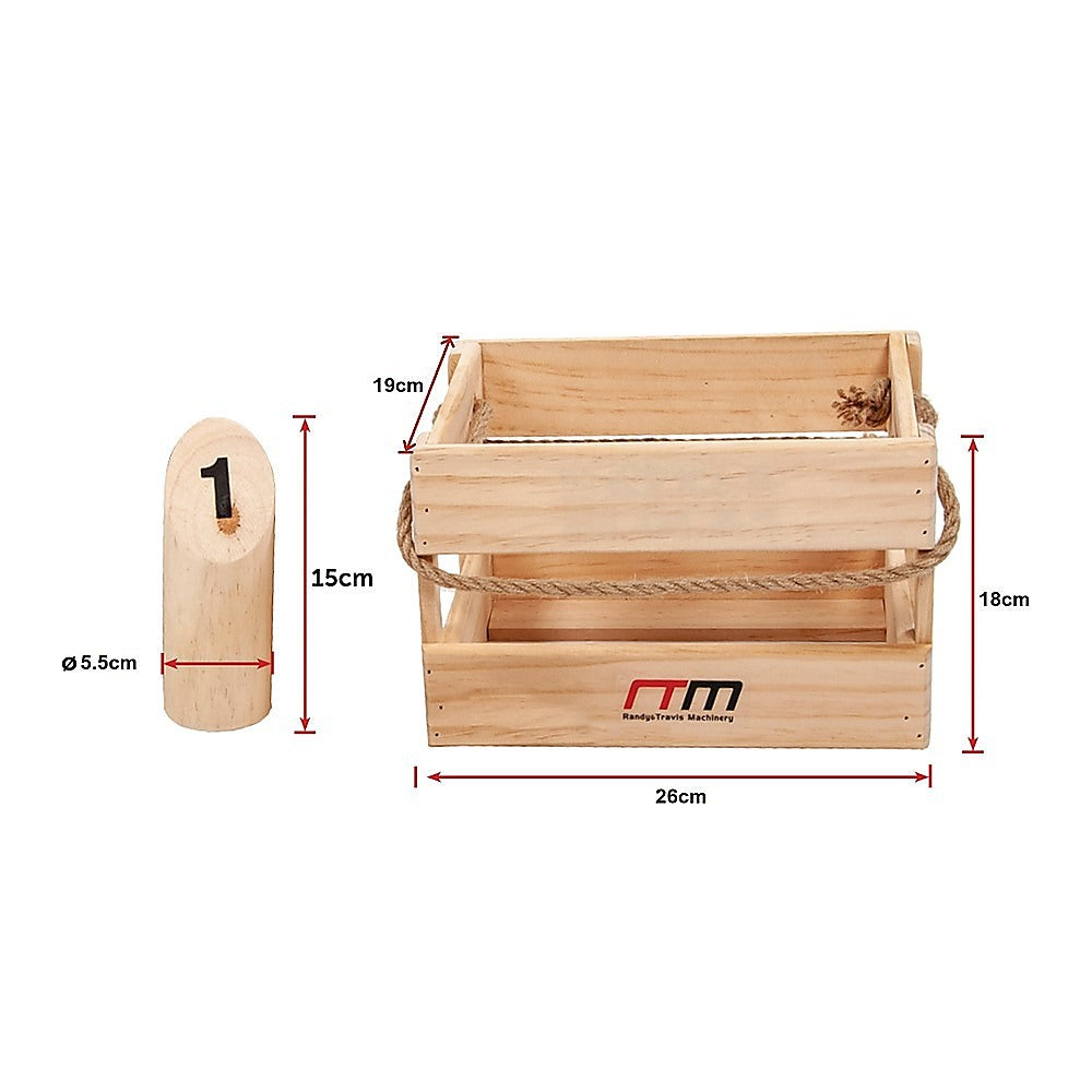 Number Toss Wooden Game Set
