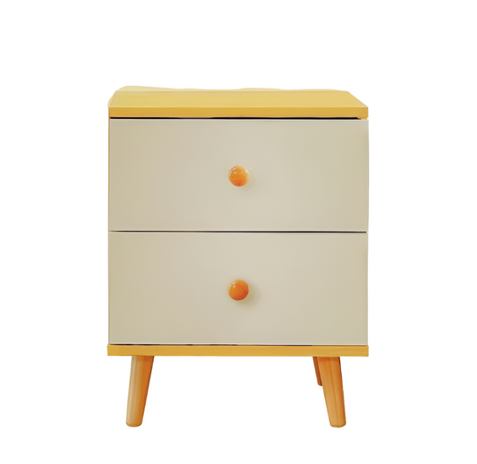Wooden Bedside Cabinet NNECN with 2 Drawers