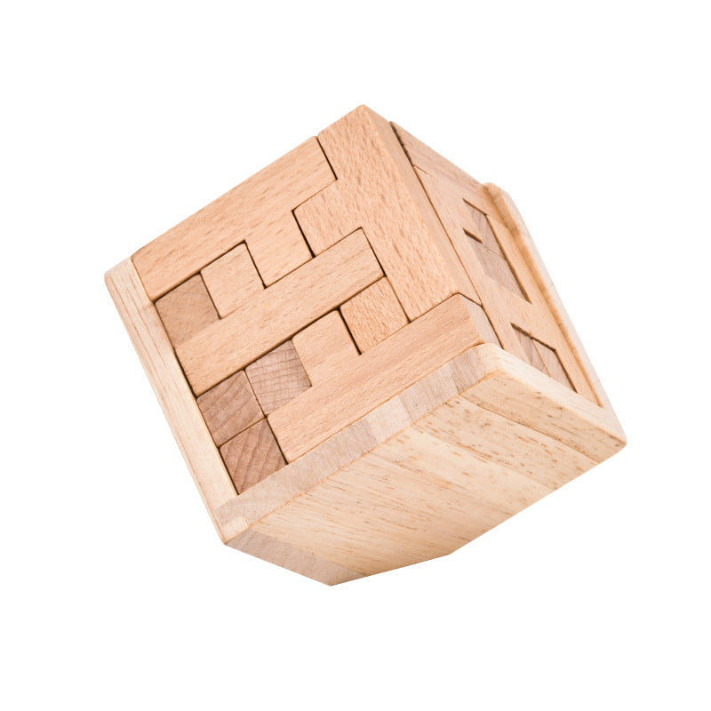 3D Wooden Brain Teaser Puzzle