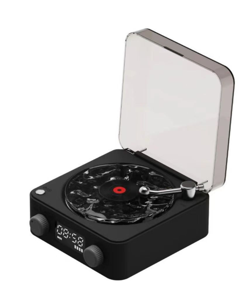 Record Player Bluetooth Sleep Sound Machine - Black