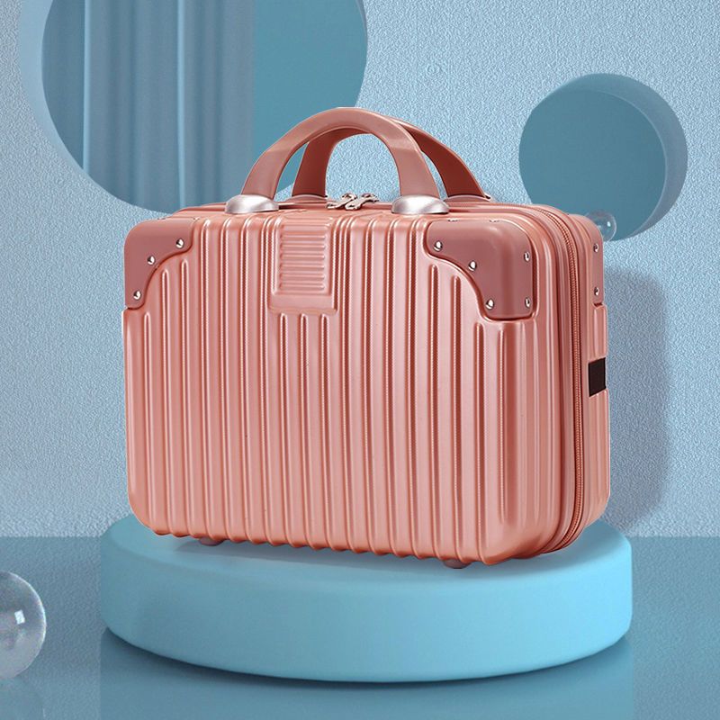 Retro Style Make Up Case - Rose Gold