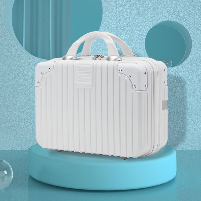 Retro Style Make Up Case - White