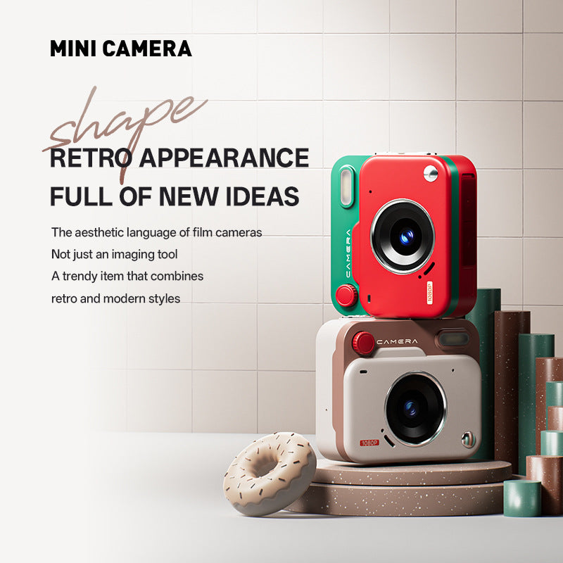 Mini Retro Digital Camera – Pocket-Sized Fun with Vintage Style